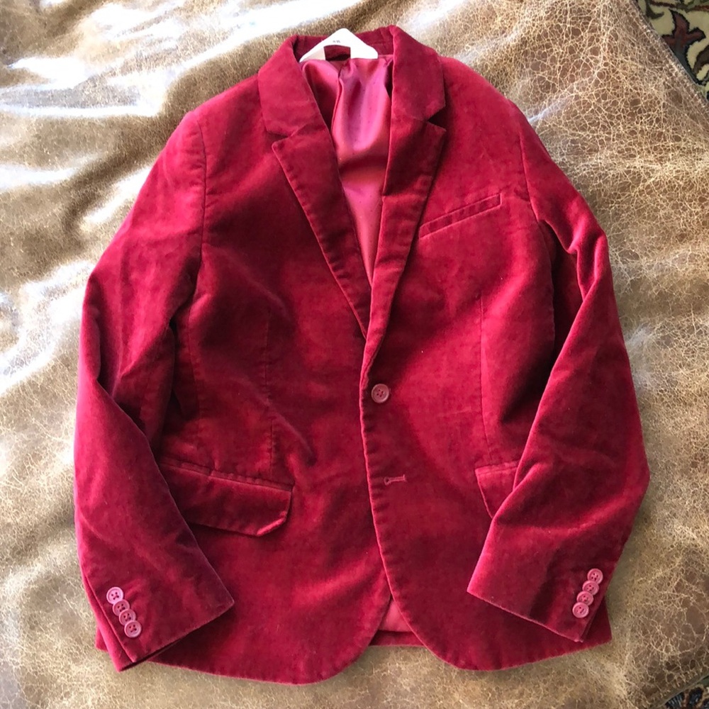 H&M boys velvet blazer